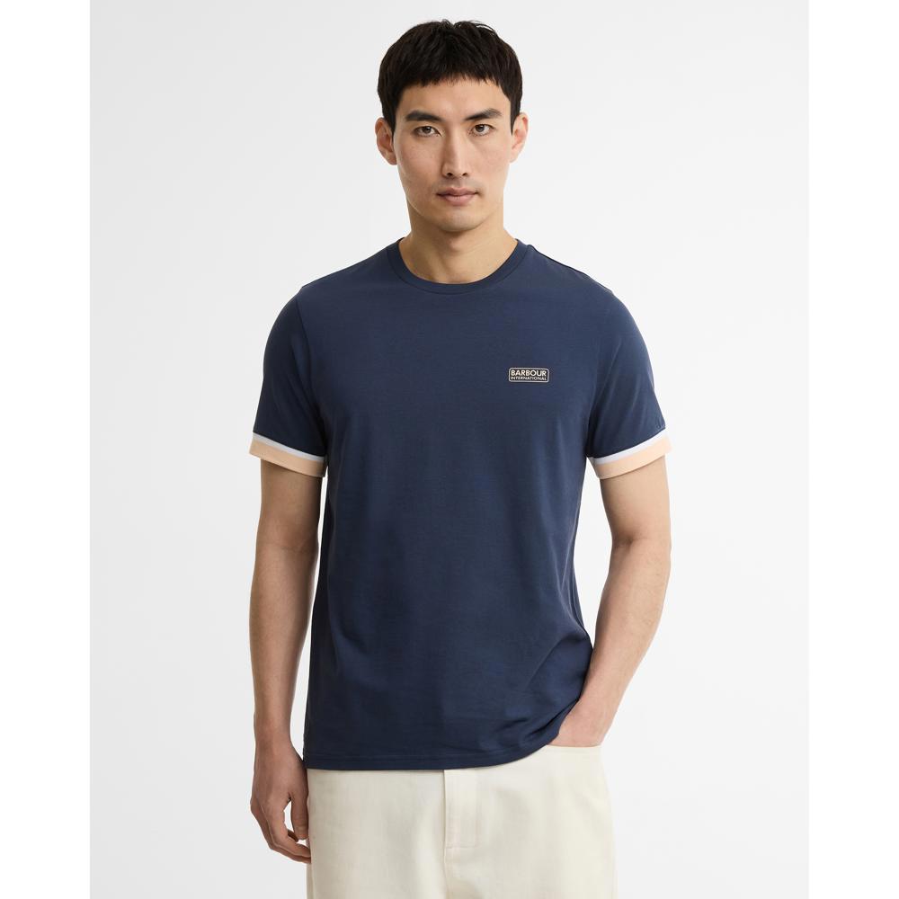 Barbour International Deep Cuff Evan Tipped T-Shirt